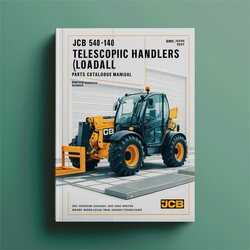 JCB 540-140 Telescopic Handlers (LOADALL) Parts Catalog PDF