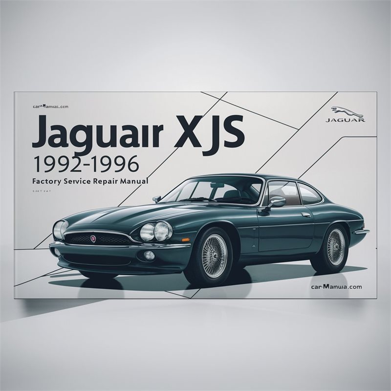 1992-1996 Jaguar XJS Service Repair Workshop Manual PDF
