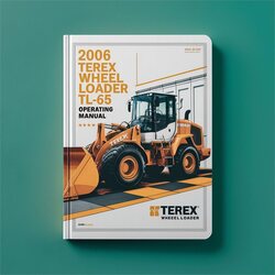 2006 Terex Wheel Loader TL65 Operating Service Repair Workshop Manual PDF