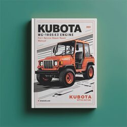 Kubota Wg1605-e3 Engine Service Repair Workshop Manual PDF