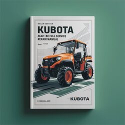 Kubota Z442-b-e Engine Service Repair Workshop Manual PDF