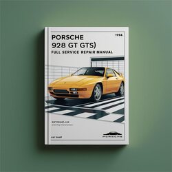 1978-1994 Porsche 928 (s S4 GT Gts) Service Repair Workshop Manual PDF