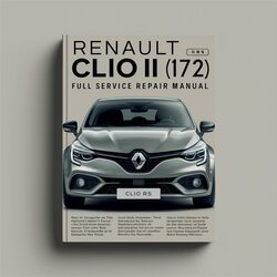 Renault Clio II RS (172) Service Repair Workshop Manual PDF