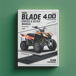 TGB Blade 425 / 400 ATV Service Repair Workshop Manual PDF
