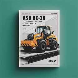 ASV RC-30 All Surface Loader Service Repair Workshop Manual PDF