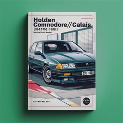 1984-1986 Holden Calais Commodore / VK Series Service Repair Workshop Manual PDF