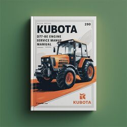 Kubota D77-b-e Engine Service Repair Workshop Manual PDF