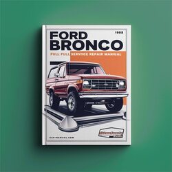 1983 Ford Bronco Service Repair Workshop Manual PDF