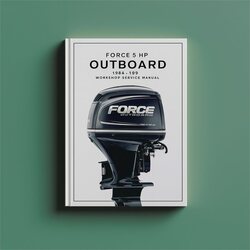 1984-1999 Force 50 HP Outboard Service Repair Workshop Manual PDF