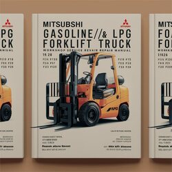 Mitsubishi Gasoline/lpg Forklift Truck FG10 FG15 FG18 FG20 FG25 FG30 FG35A Service Repair Workshop Manual PDF