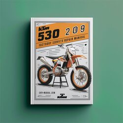2009 KTM 530 EXC Service Repair Workshop Manual PDF