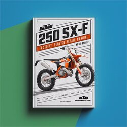 2012 KTM 250 SX-F Service Repair Workshop Manual PDF