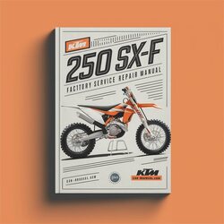 2013 KTM 250 SX-F Service Repair Workshop Manual PDF