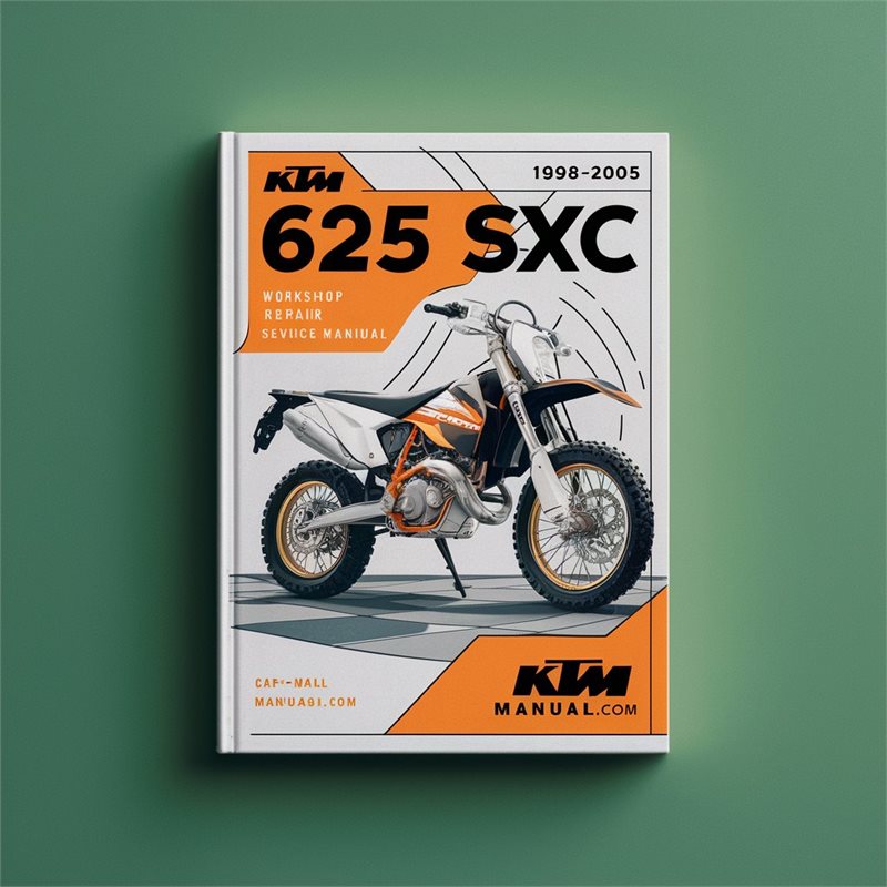 1998-2005 KTM 625 SXC Service Repair Workshop Manual PDF