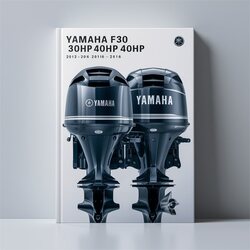 2012-2016 Yamaha F30 30HP F40 40HP Outboard Motor Service Repair Workshop Manual PDF