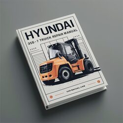 Hyundai 35DF-7 Forklift Truck Service Repair Workshop Manual PDF