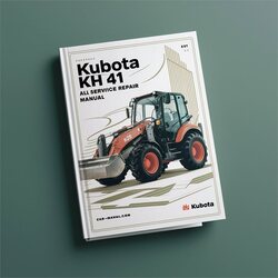 Kubota KH 41 Excavator All Service Repair Workshop Manual PDF