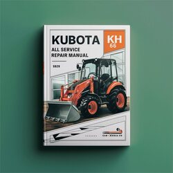 Kubota KH 66 Excavator All Service Repair Workshop Manual PDF