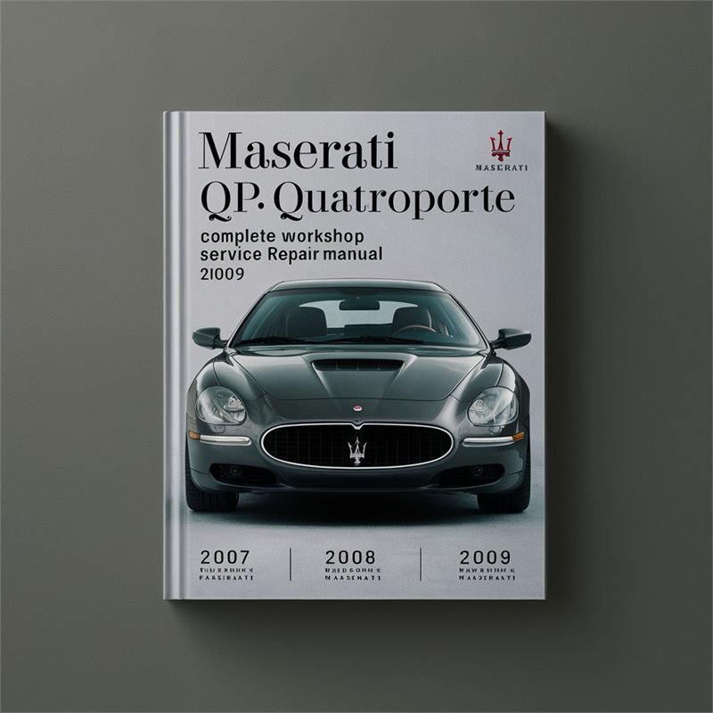 2007-2009 Maserati Quattroporte QP Service Repair Workshop Manual PDF