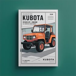 Kubota D1503-m-di-t Engine All Service Repair Workshop Manual PDF
