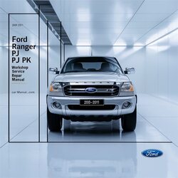 2006-2011 Ford Ranger PJ PK Service Repair Workshop Manual PDF