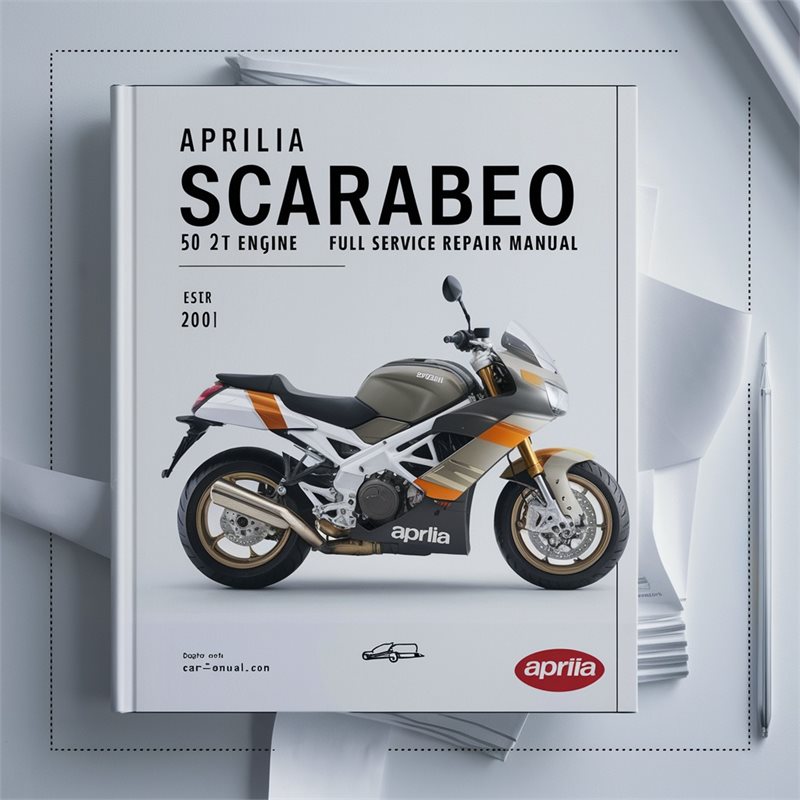 Aprilia Scarabeo 50 2T Engine Service Repair Workshop Manual PDF