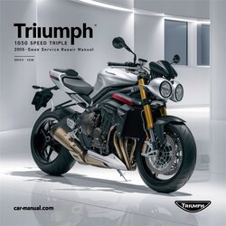 2005-2010 Triumph Speed Triple Service Repair Workshop Manual PDF