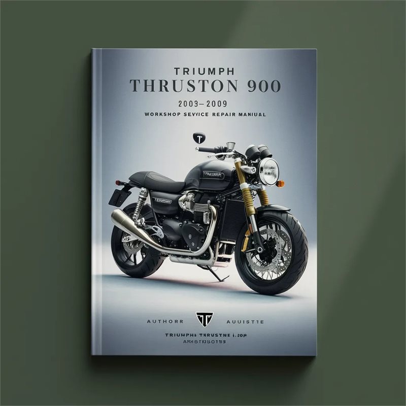 2003-2009 Triumph Thruxton Service Repair Workshop Manual PDF
