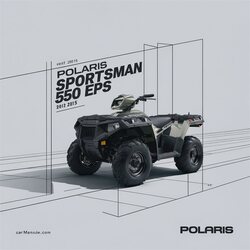 2012-2015 Polaris Sportsman 550 X2 EPS ATV - Shop Service Repair Workshop Manual PDF