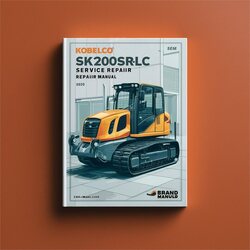 Kobelco SK200SRLC Crawler Excavator WSM Service Repair Workshop Manual PDF