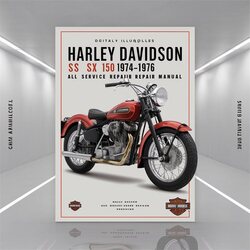 1974-1976 Harley Davidson SX SS 175 250 - All Service Repair Workshop Manual PDF