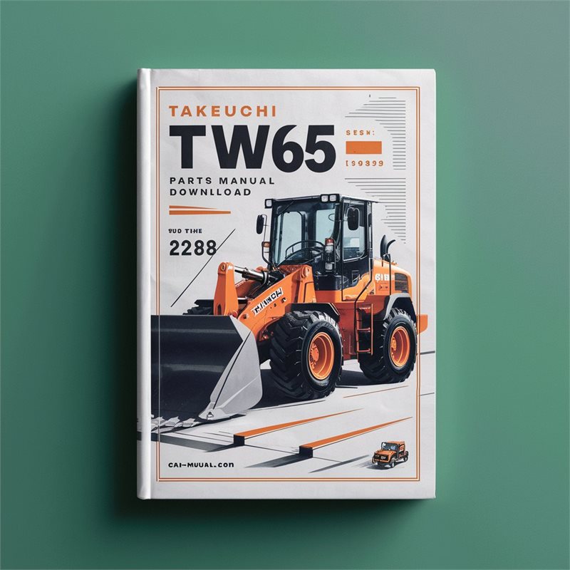 Takeuchi TW65 Wheel Loader Parts (sn: E103939 Up) Catalog SN: PDF