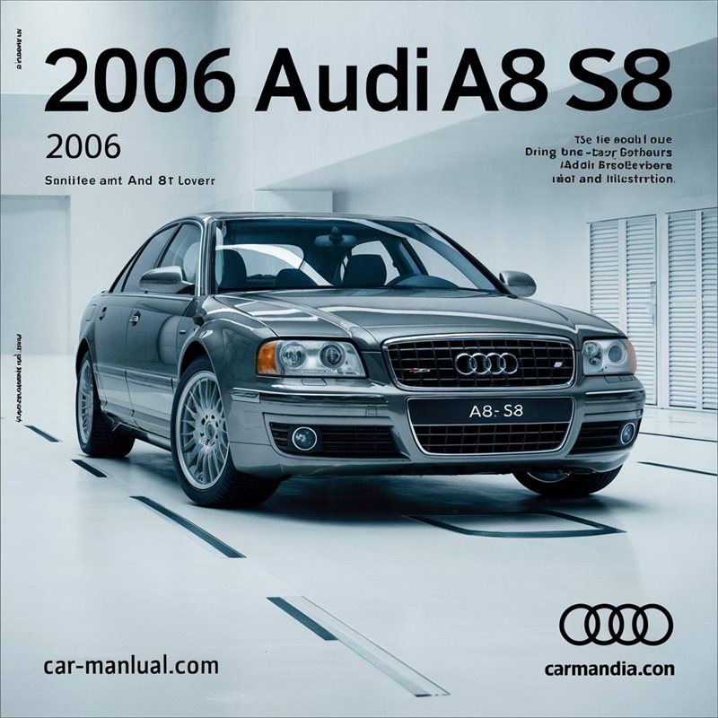 2006 Audi S8 A8 (D3-4E) Service Repair Workshop Manual PDF