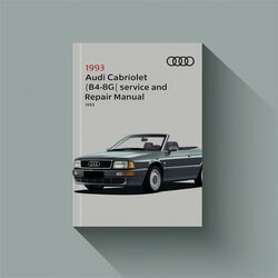 1993 Audi Cabriolet (B4-8G) Service Repair Workshop Manual PDF