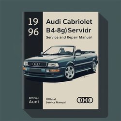 1996 Audi Cabriolet (B4-8G) Service Repair Workshop Manual PDF