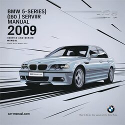2009 BMW 2 Series 5-series (E60) Service Repair Workshop Manual PDF
