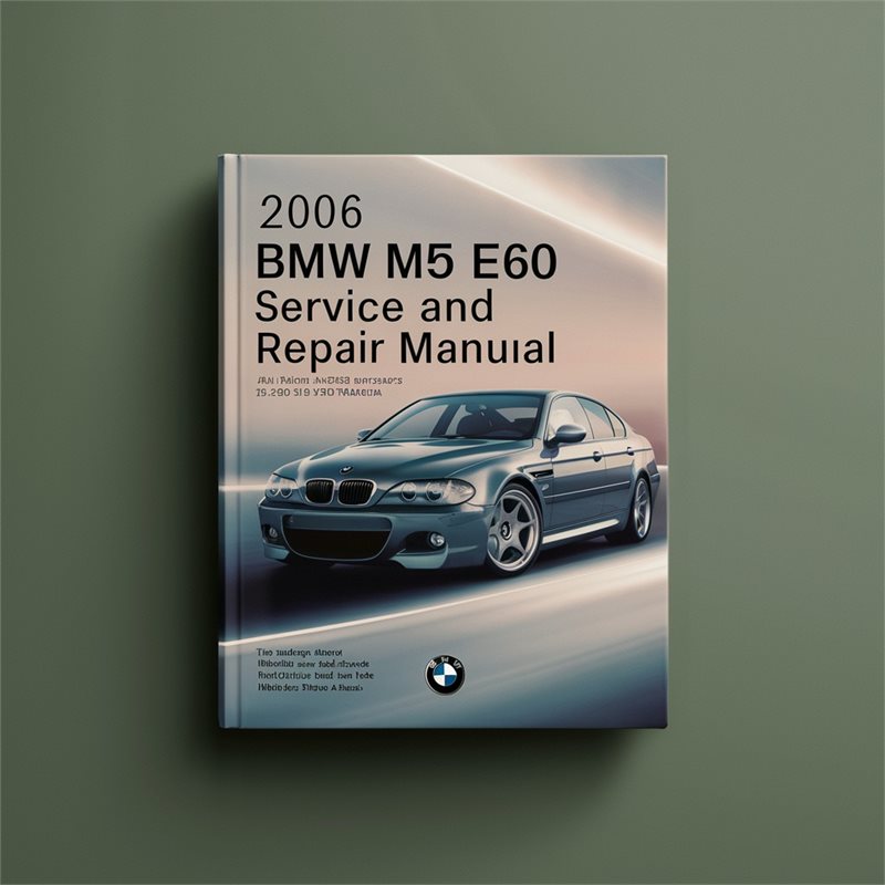 2006 BMW 1 Series M5 E60 Service Repair Workshop Manual PDF