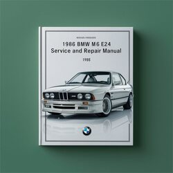 1986 BMW 2 Series M6 E24 Service Repair Workshop Manual PDF