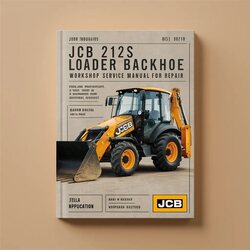 JCB 212S Loader Backhoe Service Repair Workshop Manual PDF