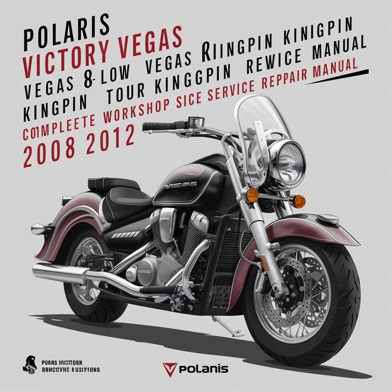 2008-2012 Victory Kingpin Polaris Vegas, Motorcycle Service Repair Workshop Manual PDF