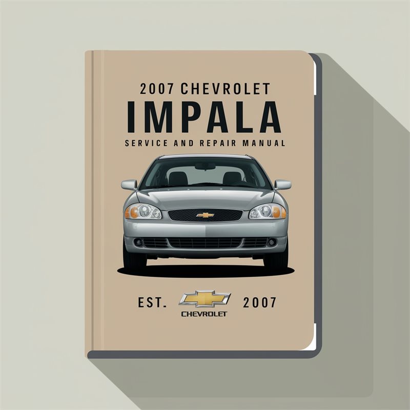 2007 Chevrolet Impala Service Repair Workshop Manual PDF