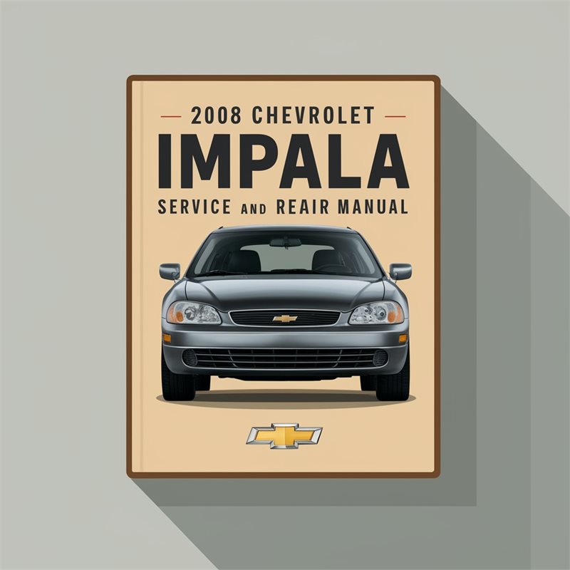 2008 Chevrolet Impala Service Repair Workshop Manual PDF