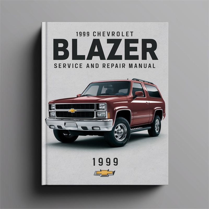 1999 Chevrolet Blazer Service Repair Workshop Manual PDF