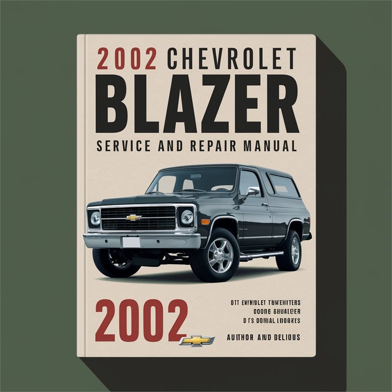2002 Chevrolet Blazer Service Repair Workshop Manual PDF