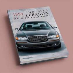 1994 Chrysler Lebaron Service Repair Workshop Manual PDF