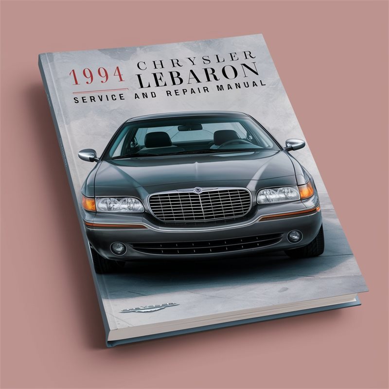 1994 Chrysler Lebaron Service Repair Workshop Manual PDF