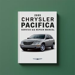 2005 Chrysler Pacifica Service Repair Workshop Manual PDF