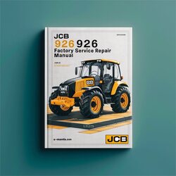 JCB 926 Service Repair Workshop Manual PDF
