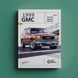 1999 GMC Jimmy Service Repair Workshop Manual PDF