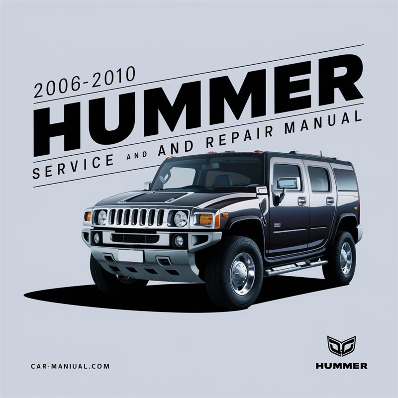2006-2010 Hummer H3 Service Repair Workshop Manual PDF